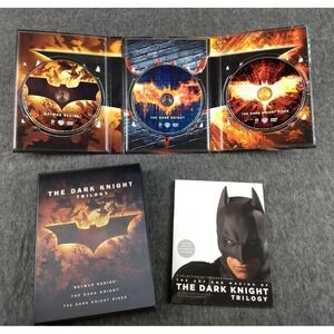 Batman The Dark Night Trilogy Lenticular Cover DVD 3 DVD Set & Making of Booklet